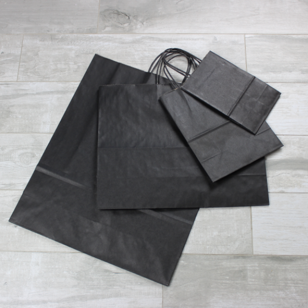 Picture of Kraft Paper Bags - Black